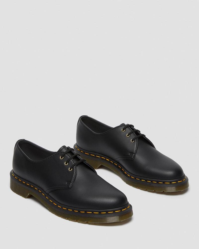 Black Men's Dr Martens Vegan 1461 Felix Oxfords Shoes | CA 618LIS